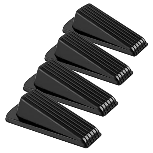 Classic 4 Pack Door Stoppers, Rubber for Bottom of Door,